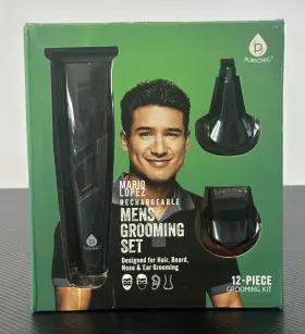 Mltca36 Pursonic Mario Lopez Rechargeable Mens 12 Pcs Grooming Set #mltca3