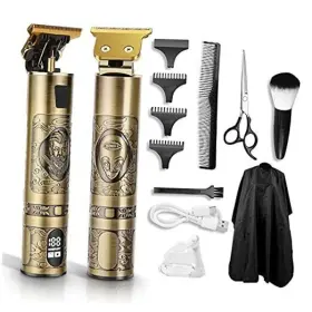 Sg-01 Pynogeez Cordless Hair Clippers For Men Professional Trimmer Lcd Display 0mm