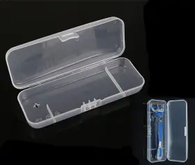 Rsb001 Qintreesify Transparent Shaving Box For Shaver Razor Protector Plastic Cover Co