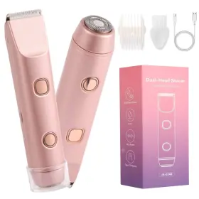 Txd-fb01 Qkiky Bikini Trimmer For Women 2-in-1 Razors Pubic Hair Painless Wet And Dry Use