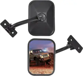 Jpmi-009 Qmparts Upgraded Mirrors Doors Off Compatible With Wrangler Tj Jk Jku No Rectangular