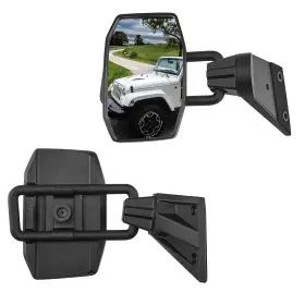Jpmi006 Qmparts Mirrors Doors Off Compatible With Wrangler Jk And Jku Black