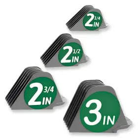 D4c-1 Qpoibsd Professional Hair Clipper Combs Guides Set - 2.25ftft To 3ftft Size Range Replac