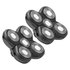 22434692 Quivorant 5 Heads Shaver Head 2pcs Double Ring Floating Electric Blade Sh