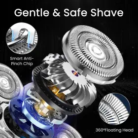 Qulem 768351194150 Head Shavers For Bald Men Wet Dry Man Electric Ra #3