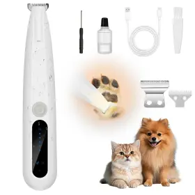 Qw001 Qwue Dog Paw Hair Trimmer Trimmers For Dogs Feet Rechargeable Waterproof