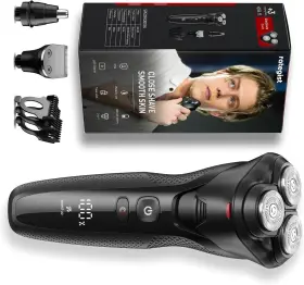 Rategist-9 Rategist 684646942636 Mens 3-in-1 Electric Shaver And Trimmer Kit Turbo Speed For A Close Shave Ip