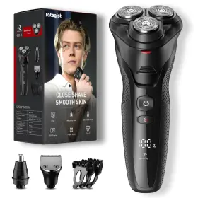 Rategist-9 Rategist 737633037584 Cordless Electric Razor For Men 3-in-1 Shaver Beard/nose/sideburns - Ipx