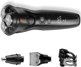 787-lustrous Rategist Mens Grooming Kit 3-in-1 Trimmer And Shaver Ipx7 Waterproof For Wet/dry Use