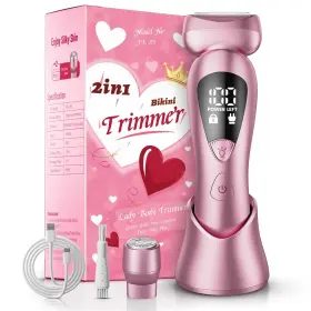 Fk-115 Rategist Electric Bikini Trimmer For Women Rechargeable Painless Shaver Body Hair