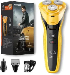 Wd-y1 Rategist Rechargeable Electric Razor For Men 3-in-1 Shaver