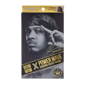 Red By Kiss 731509812114 Premium Bow Wow X Power Wave Crushed Velvet Durag Black