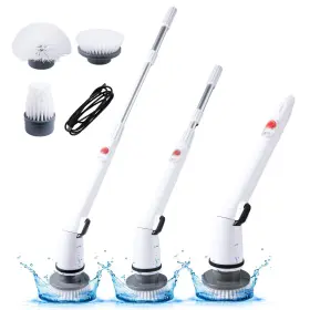 Wmtus-ddygs-1 Reecoo Cordless Electric Spin Scrubber 380rpm High Speed Rotation Fast Charging-long