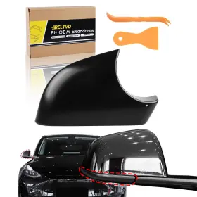 Reltvo 797457947391 Matte Black Passenger Side Mirror Bottom Right-passenger