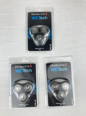 Remington 008496789818 Wetech Replacement Heads For Aq7 Shaver Spr-aq Lot Of 3 New Sealed