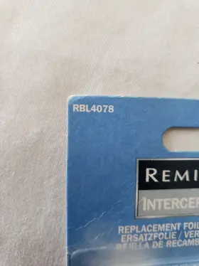 Rbl-4078 Remington 012314014678 2 New Intercept Sensitive Replacement Foil #3