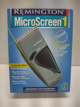 Remington 074590106749 Microscreen 1 Sf-3 Rechargeable Shaver Ergonomic New Old Stock Sealed