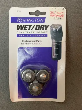 Rr-55 Remington 074590205824 Wet / Dry Dual Track Rotary Heads And Cutters Replacement Dt Nrfb