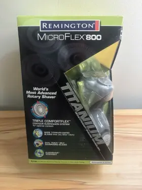 Remington 074590502411 Microflex 800 Titanium Shaving System Electric Razor New