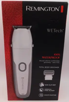 Remington 074590555639 Wetech Waterproof Total Body Groomer New And Sealed Remington 074590555639 Wetech Waterproof Total Body Groomer New And Sealed