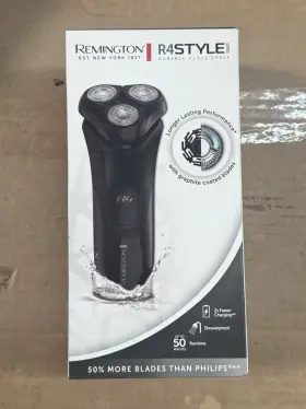 Remington 074590557916 R4 Style Series Electric Rotary Shaver Rechargeable Waterproof