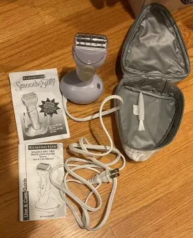 Remington 074590809084 Wdf 3500 Wet Dry Rechargeable Shaver Smooth And Silky Ultra Bag Euc