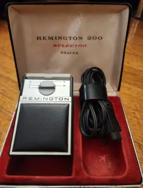 Remington By200 Vintage 200 Selectro Electric Shaver Razor Model B-y Case Cord Tested