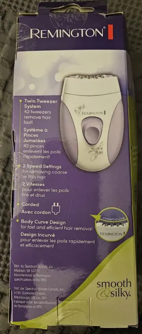 Ep-6010 Remington Smooth And Silky Body Curve Epilator Purple #2