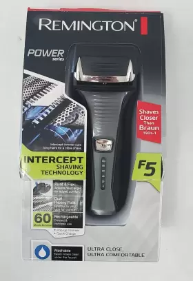 F5-5800b Remington Foil Shaver Electric Razor For Men Cordless Rechargeable With Trimmer