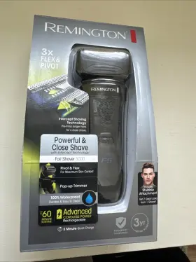 Pf7500d Remington F5 Power Series Foil Shaver Electric Razor For Men Cordless Recharge