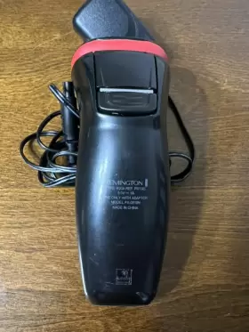 Pr1385 Remington Lithium Power Red Rotary Shaver With Charger Cleaned And Tested #3