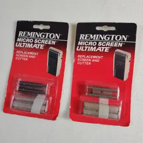 Sp-45 Remington Lot Of 2 - Vtg Microscreen Ultimate Replacement Screen And Cutter