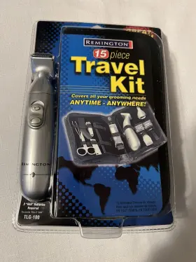 Tlg-100 Remington Precision Grooming Travel Kit Silver