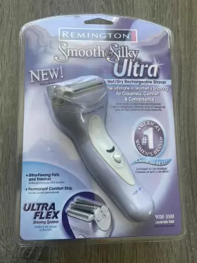 Wdf-3500 Remington Smooth And Silky Shaver Women S Rechargeable Wet / Dry Wdf-3500 Remington Smooth And Silky Shaver Women S Rechargeable Wet / Dry