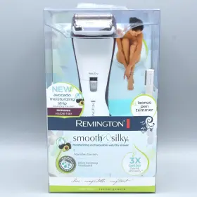 Wdf-3600 Remington Smooth And Silky Rechargeable Wet Dry Shaver Bonus Trimmer