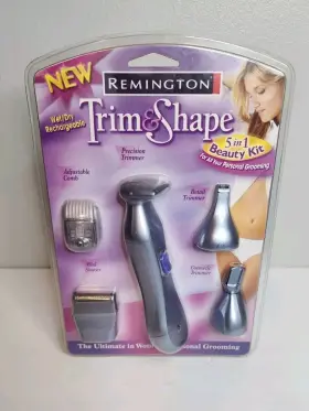 Wpg-150 Remington New Trim And Shape Wet Dry Rechargeable 5 In 1 Razor Groomer