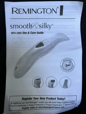 Wpg-2000 Remington Model Smooth And Silky Shaver Trimmer Attachments &charger Only #2