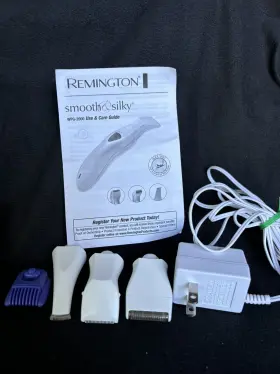 Wpg-2000 Remington Model Smooth And Silky Shaver Trimmer Attachments &charger Only