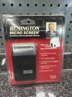 Xlr-930 Remington Vtg Micro Screen Cordless Shaver New Old Stock Sealed