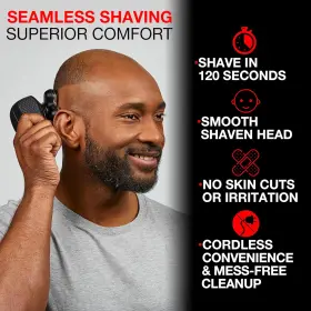 Xr7000a Remington Balder Pro Electric Razor For Head - Premier Wet/dry Bald #2