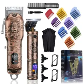 Resuxi 770651405867 Hair Clippers For Men With Barber Trimmer Set Professional Haircut Cli