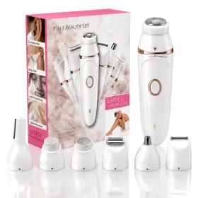 Ridanstian-02 Ridanstian 749614712380 7-in-1 Electric Razors For Women Bikini Trimmer L White