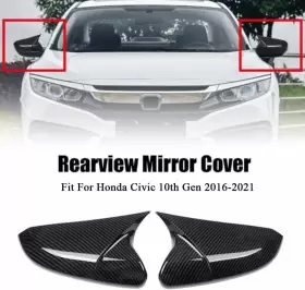100014 Rifoda For Civic Carbon Fiber Printing Chrome 2016-2021 #2