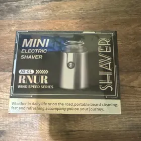 As-01 Rnur Mini Travel Shaver 6 Foil Heads Waterproof Usb Rechargeable Pink