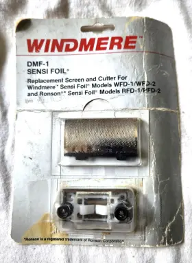 Rfd-1 Ronson Vintage Windmere Electric Shaver Replacement Screen/cutter For And 2