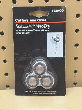 287.6810 Rotomatic New Wet/ Dry Shaver Cutter Head Assembly For Model 868109