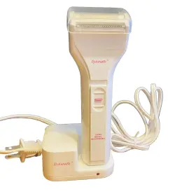 Lwd20a Rotomatic Vintage Romantic Ladies Rechargeable Wet/dry Electric Shaver With Charging Base