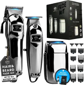 Rc-fk1 Royal Clips Hair And Beard Fade Kit Professional Clipper Trimmer Foil