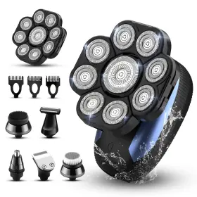 Lk9510 Roziahome Head Shavers For Bald Men 9d Electric Rotary Shaver Multifunctional Mens
