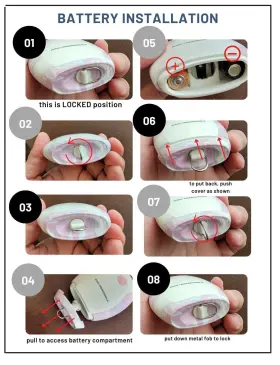 Rucci 761433105761 Water-resistant Marble Glow Lady Shaver For Hair Removal On Wet And Dry Skin #3